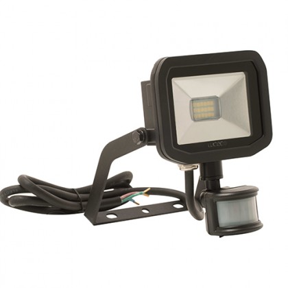 Luceco Guardian Slimline LED Floodlight with PIR 3000K Warm White 8W 600 Lumen (LFSP6B130)