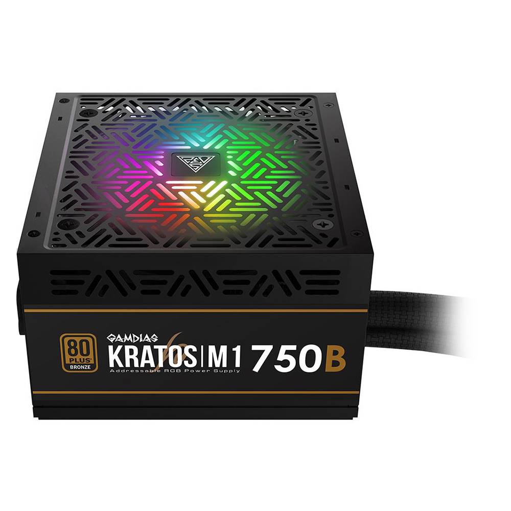 Gamdias Kratos M1 750B Addressable RGB Power Supply Unit (KRATOS M1750W)