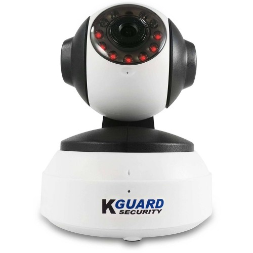KGuard Security 720P WiFi Pan/Tilt IP Camera with Night Vision White