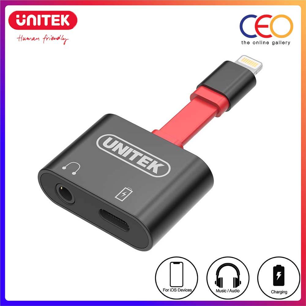 Unitek Lightning Splitter For 3.5mm Headphone Audio Output Only and