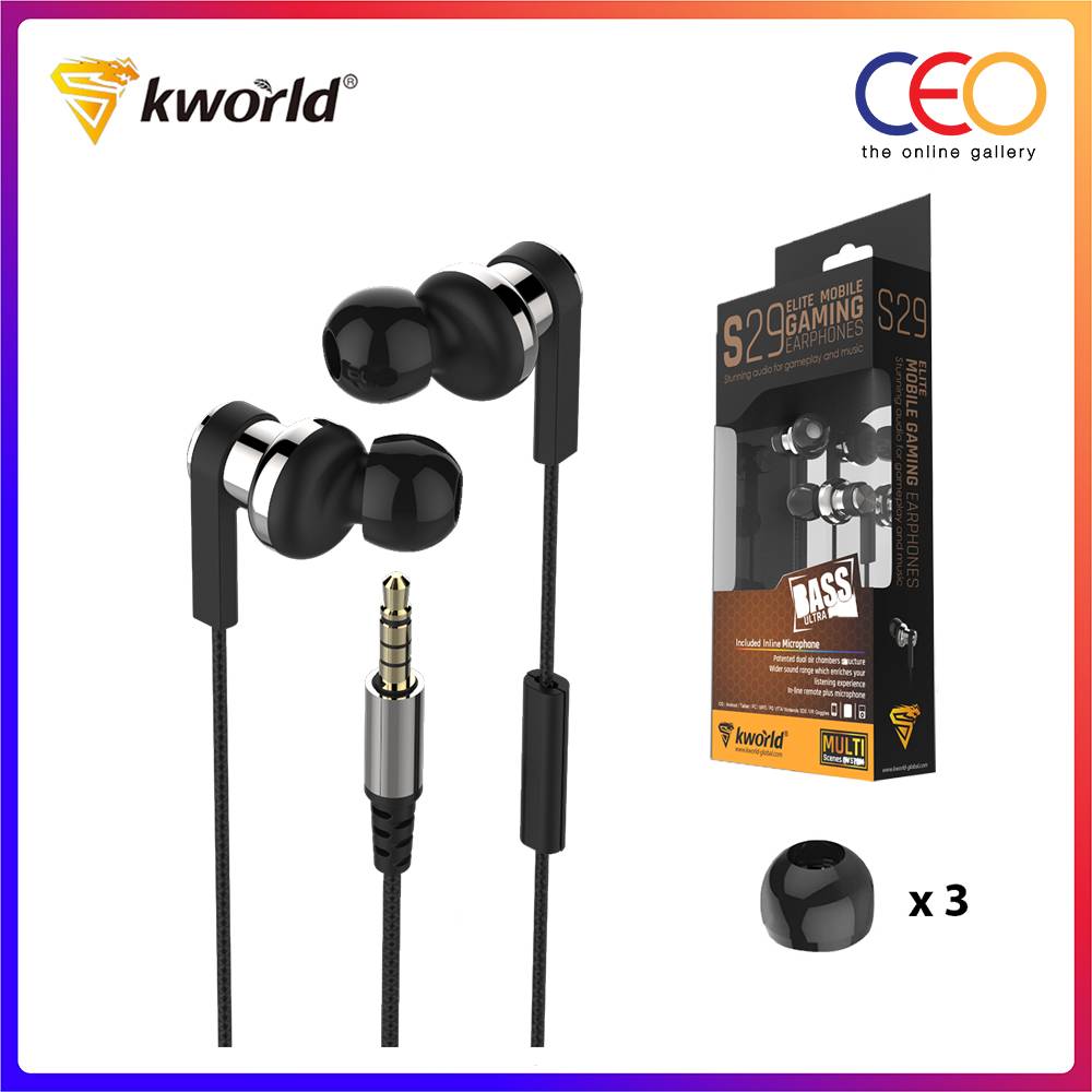 Kworld Elite Mobile Gaming Earphones 