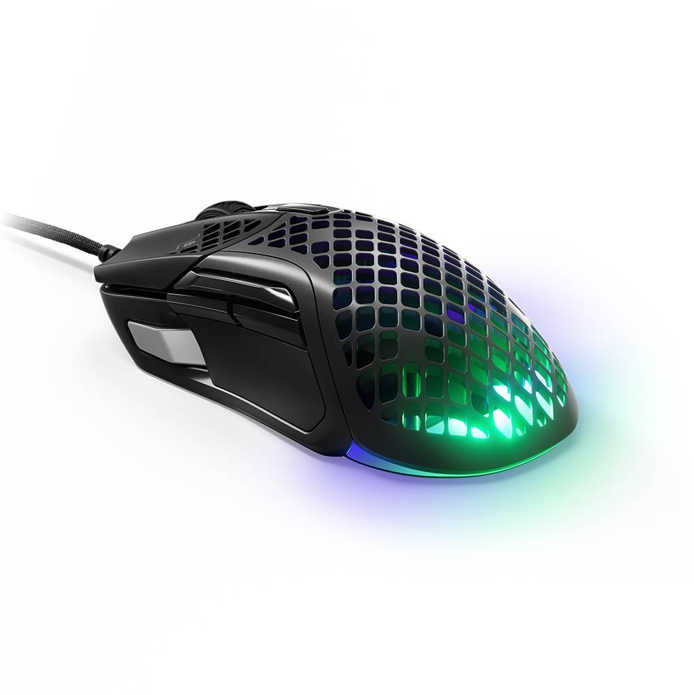 SteelSeries Aerox 5 RGB Ultra Lightweight MultiGenre 9 Programmable Buttons Gaming Mouse Wired