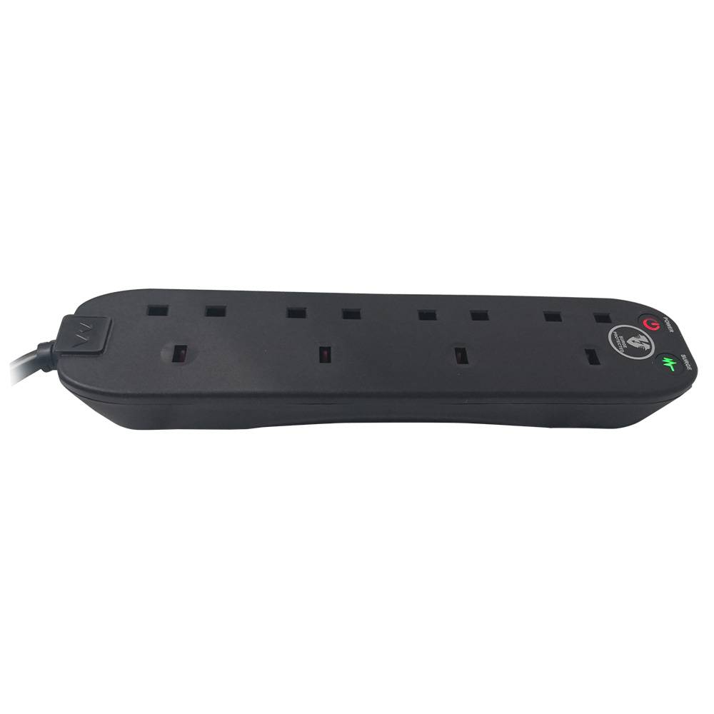 Masterplug Surge Protector 4 Gang 2 Meter Extension Leads (SRG42NB)