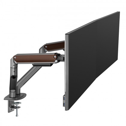 Brateck Dual Monitor Stand Economical Spring-Assisted Monitor Arm Fit 17"-32" Up to 9kg VESA 75x75/100x100 LDT63-C024 Brateck Dual Monitor Stand Economical Spring-Assisted Monitor Arm Fit 17"-32" Up to 9kg VESA 75x75/100x100 LDT63-C024