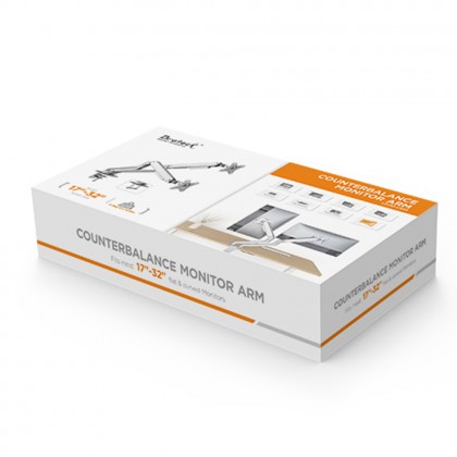 Brateck Dual Monitor Stand Economical Spring-Assisted Monitor Arm Fit 17"-32" Up to 9kg VESA 75x75/100x100 LDT63-C024 Brateck Dual Monitor Stand Economical Spring-Assisted Monitor Arm Fit 17"-32" Up to 9kg VESA 75x75/100x100 LDT63-C024