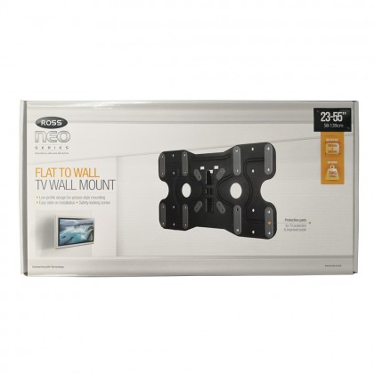 Ross Bracket Neo Pads 32-42 inch Flat to Wall TV Wall Mount With Safety Locking Screw VESA 400x200 (LNF240-RO) Ross Bracket Neo Pads 32-42 inch Flat to Wall TV Wall Mount With Safety Locking Screw VESA 400x200 (LNF240-RO)