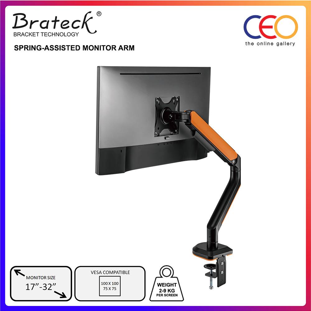 Flat panel bureau steun voor 2 monitoren Maclean MC-674 universeel