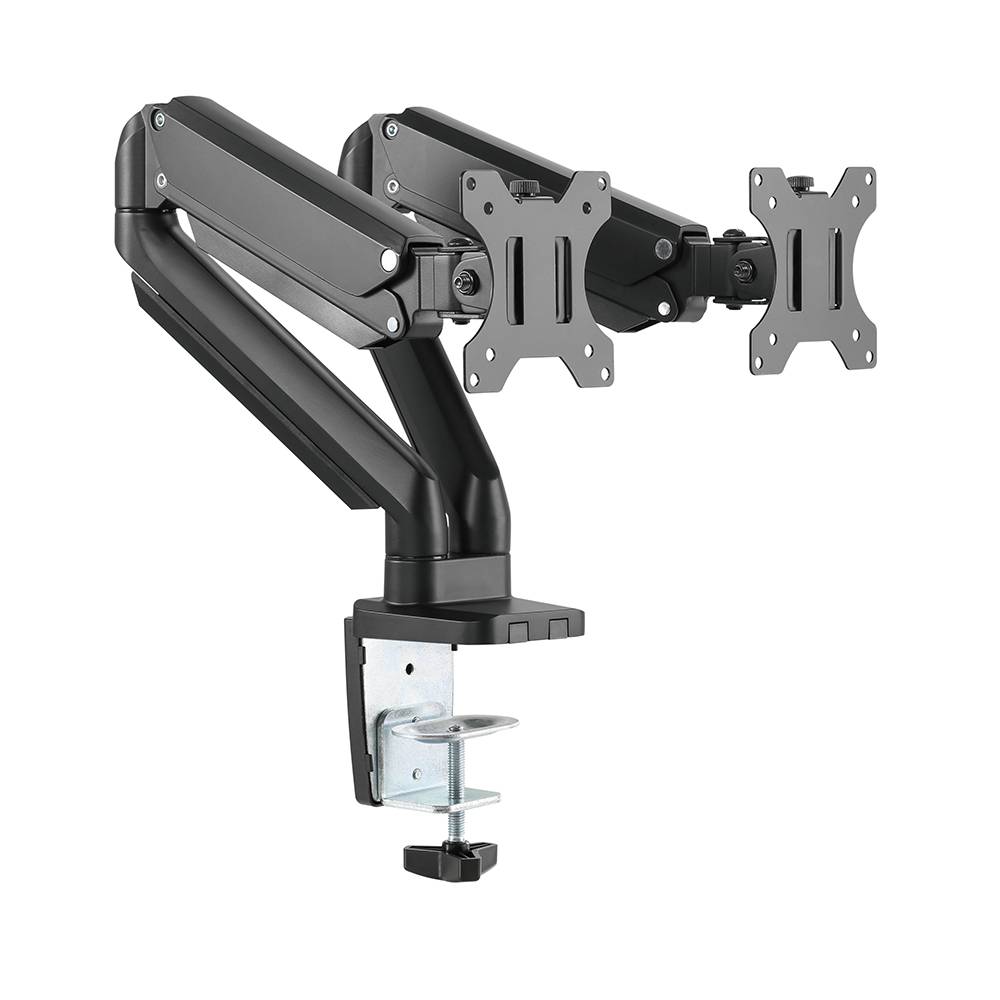 Brateck Premium Dual Monitors Stand Aluminum Gas Spring Monitor Arm Fit