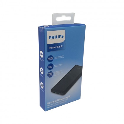 Philips 22.5W Power Bank 10000mAh Fast Charge Powerbank for Smartphone Battery External DLP7790HB