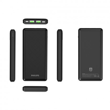 Philips 22.5W Power Bank 10000mAh Fast Charge Powerbank for Smartphone Battery External DLP7790HB