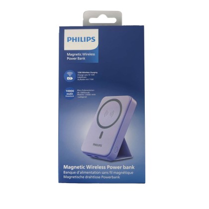 Philips 15W Magnetic Wireless Power Bank 10000mAh Powerbank USB Type C DLP9859N