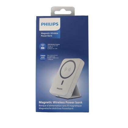Philips 15W Magnetic Wireless Power Bank 10000mAh Powerbank USB Type C DLP9859N