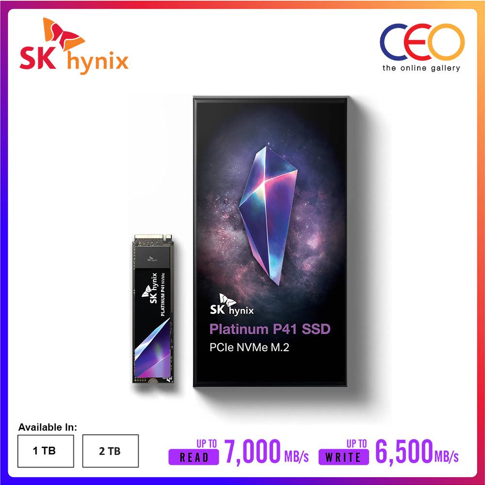 SK Hynix Platinum P41 PCIe NVMe Gen4 M.2 2280 Internal