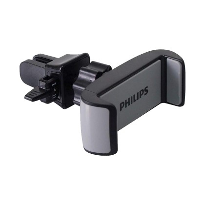 Philips One-handed Air Vent Mount Car Phone Holder With Padded Grip DLK1411AB