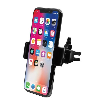 Philips One-handed Air Vent Mount Car Phone Holder With Padded Grip DLK1411AB