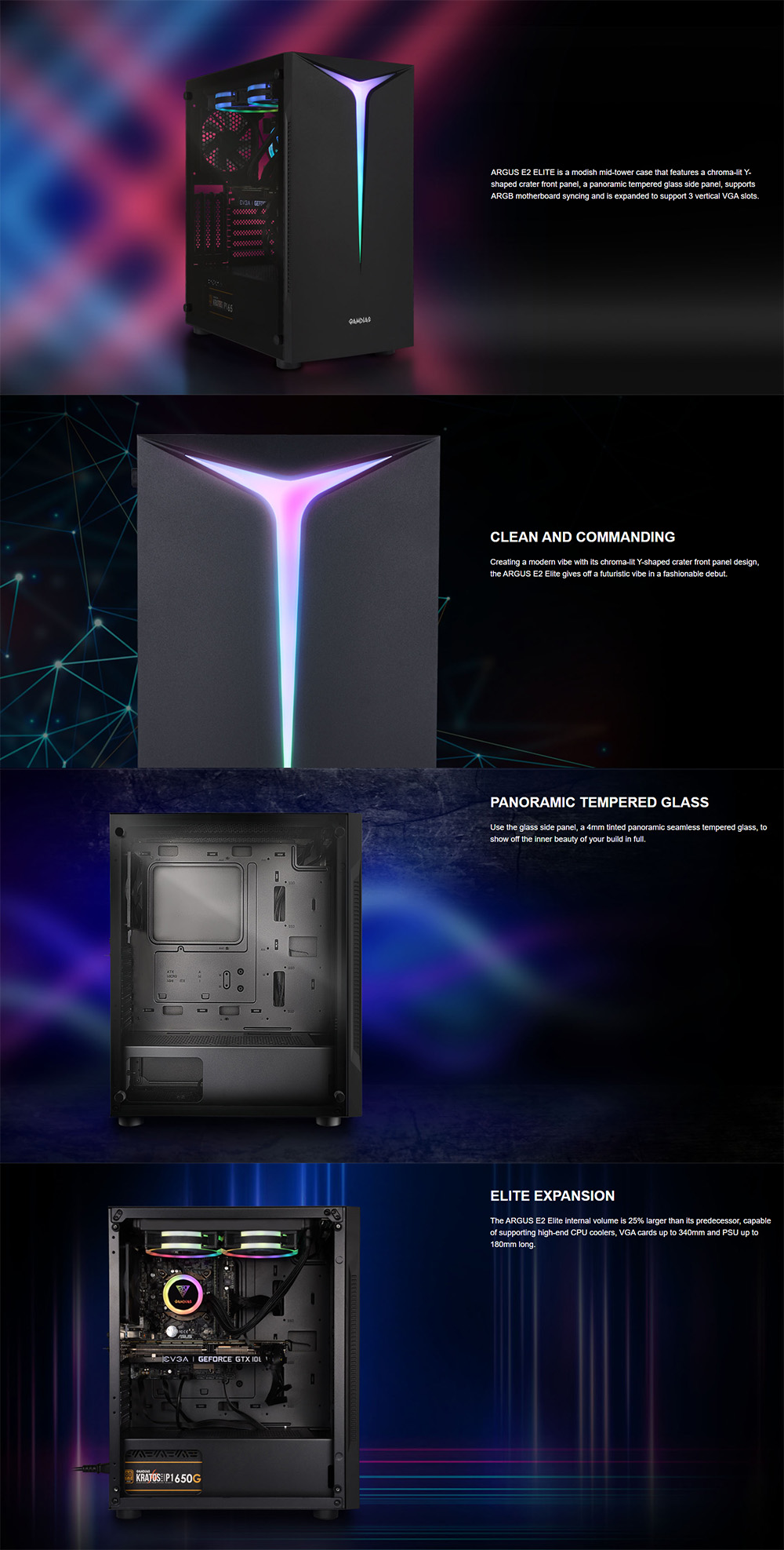 ARGUS E2 ELITE PC CASE